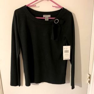 NWT! Designers Originals Soft Black Sweater